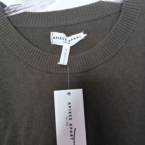 APIECE APART Dewi Balloon Sleeve Merino Wool & Silk Blend Sweater - Picture 5 of 9